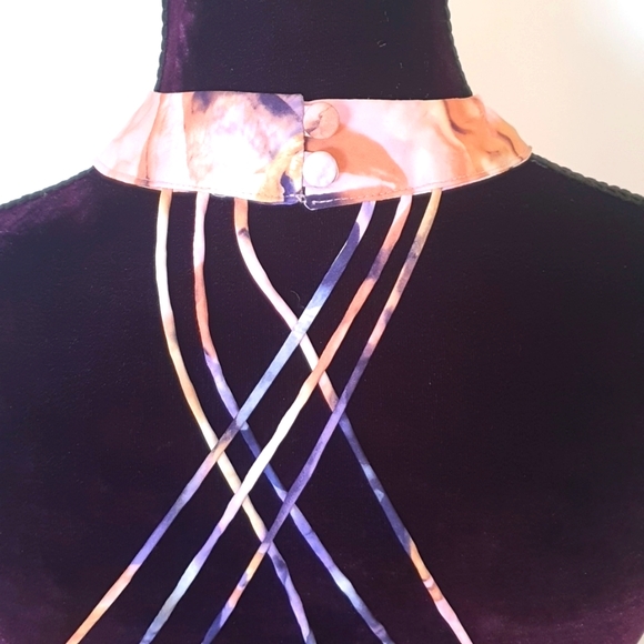 Cooper St Size 10 Purple Floral Satin Feel Dress - Picture 5 of 7